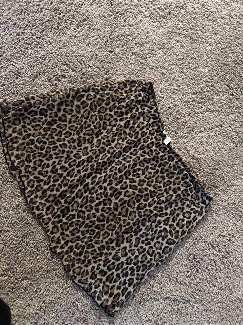 See You Monday Leopard Print Mini Skirt - Brown & Black